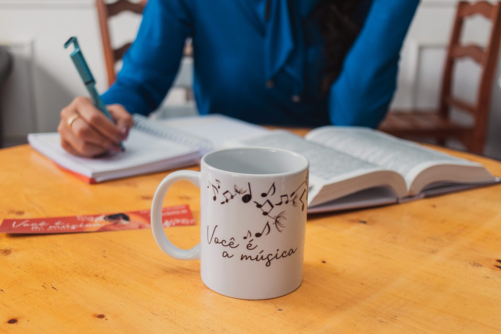 Caneca de porcelana Você é a Música